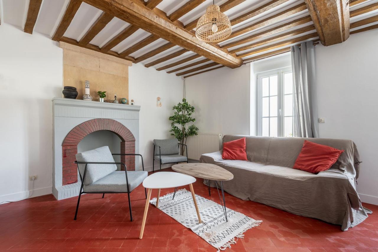 L'Escalier Rouge - Maison Renovee Avec Cour Luc-sur-Mer Εξωτερικό φωτογραφία